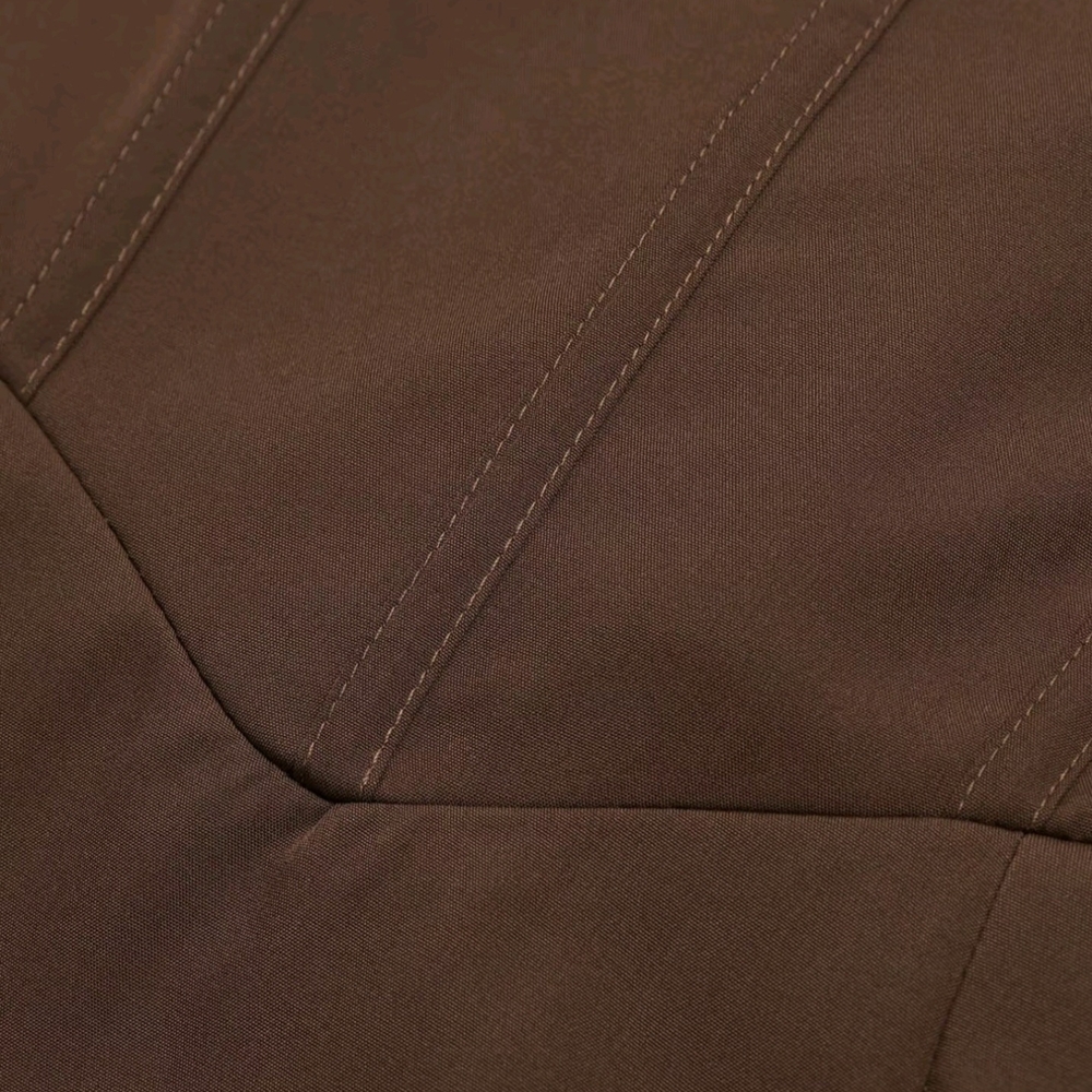 Elegant Brown Midi Dress - Picture 7 of 8